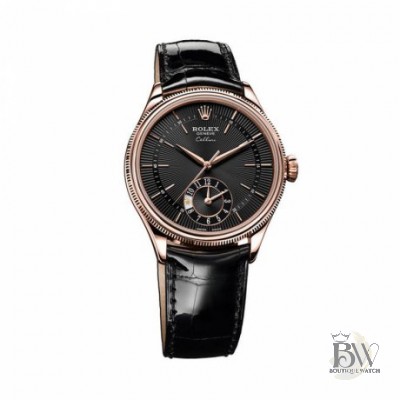 Rolex Cellini Dual Time 50525 Mặt Số Đen