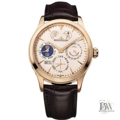 JAEGER LECOULTRE Q1612520 Master Control Beige Dial 18K Pink Gold Men’s Watch