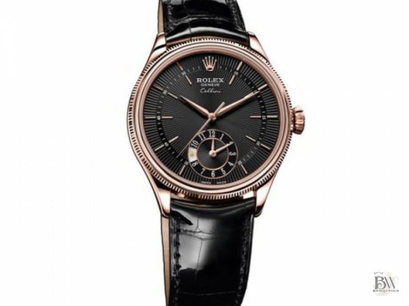 Rolex Cellini Dual Time 50525 Mặt Số Đen