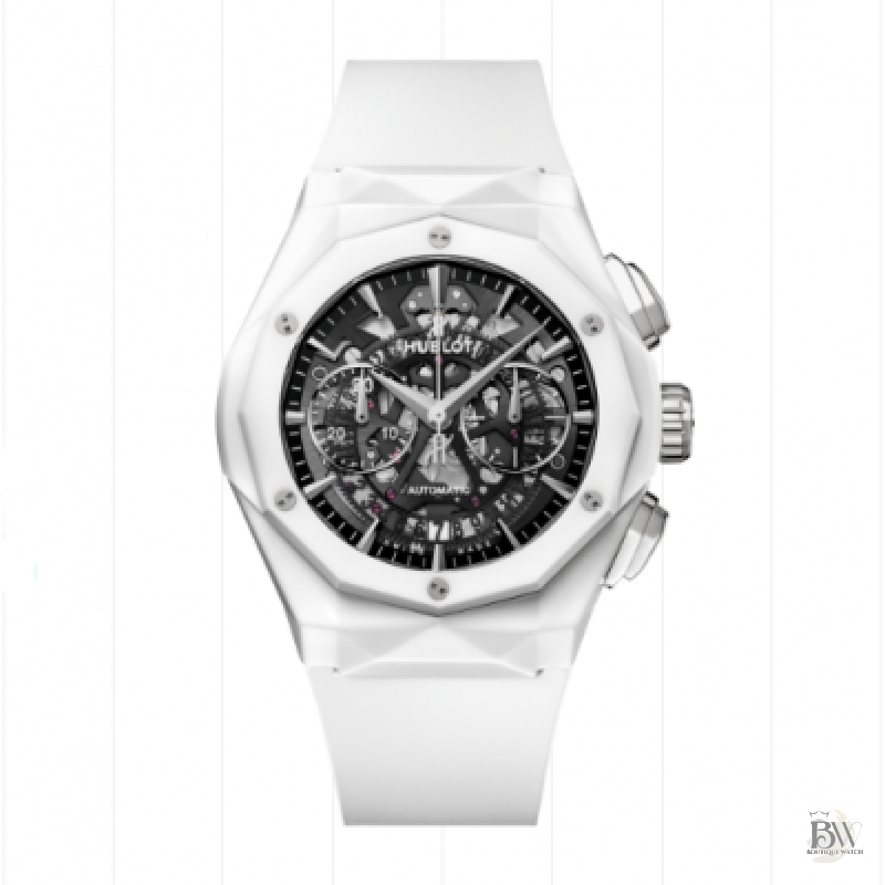 Classic Fusion Aerofusion Chronograph Orlinski Ceramic White 45mm